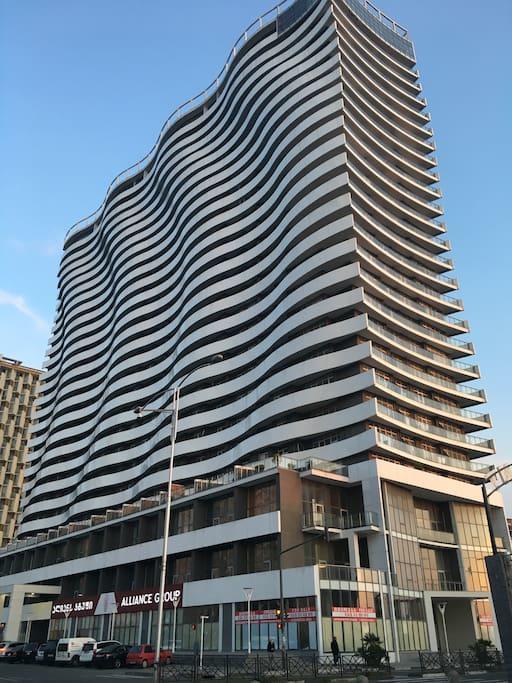 Apartment On Kobaladze Str 2 巴统 外观 照片